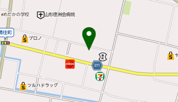 株式会社デンソーセールス山形支店の地図画像