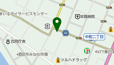 明治安田生命保険相互会社山形支社酒田西営業所の地図画像