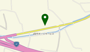 流木アートのレットイットビーの地図画像