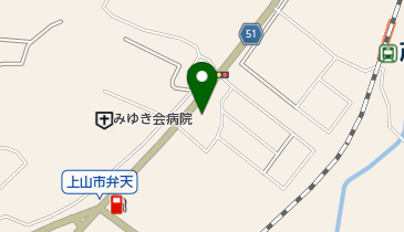 山新販売株式会社 上山営業所の地図画像