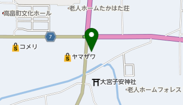 たかはた調剤薬局の地図画像