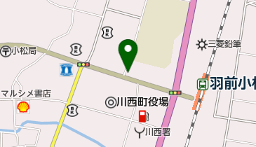 まちなかカフェこまつ屋の地図画像