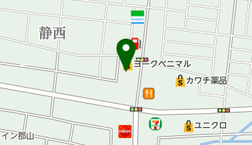 あひるの洗たく屋さん ヨークベニマルコスモス通り店の地図画像