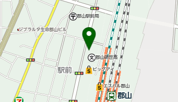 ハローワーク郡山 新卒応援ハローワークの地図画像