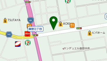 ヘアーサロンノブコレクション(nobcollection) 桑野店の地図画像