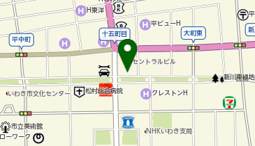 株式会社帝国データバンクいわき支店の地図画像
