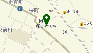 白河精米工業株式会社の地図画像