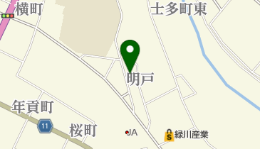 中野理容店の地図画像