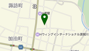 中島家具店不動産部の地図画像