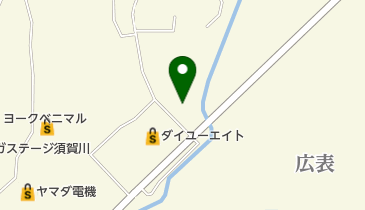 ブルースタジアムの地図画像