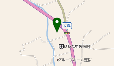 ひらた中央クリニックの地図画像