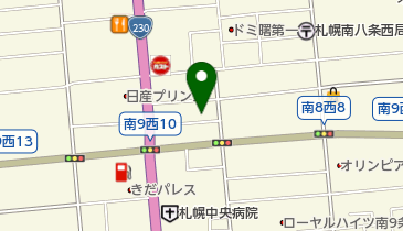 ドッグスタイル南8条本店の地図画像
