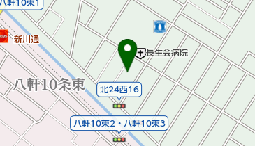 インペックス札幌の地図画像