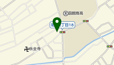 オートワークス函館の地図画像
