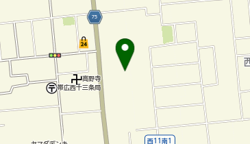 ホシバ薬局西12条店の地図画像