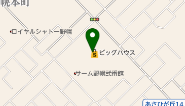 保険物語野幌店の地図画像