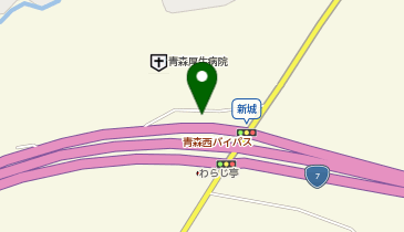 なの花薬局 津軽新城店の地図画像