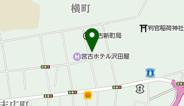 本田美容室の地図画像