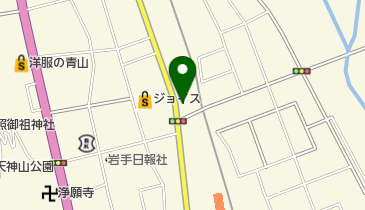 山口テーラーの地図画像