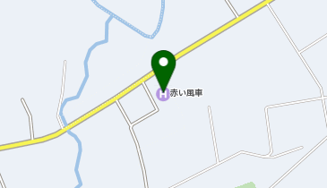 鶯宿温泉の宿赤い風車の地図画像