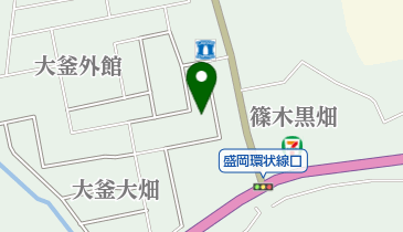 グループホームえがおの花大釜の地図画像