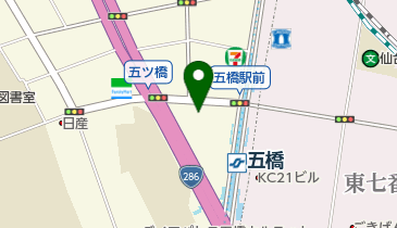 ジャパンライフ株式会社仙台事業所の地図画像