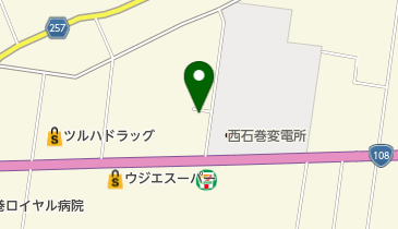 インターフェイスの地図画像