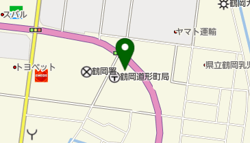 眺快わた屋の地図画像