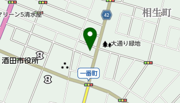 酒田子育てタクシーの地図画像