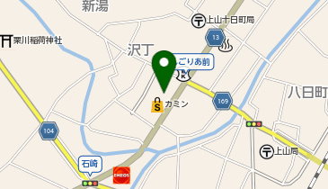 上山市役所 常設高齢者サロンまじゃれの地図画像