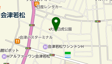 あいづタクシーの地図画像