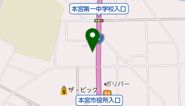 株式会社皆川自動車ガラス本宮支店の地図画像