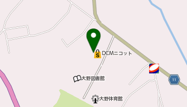 ホーマックニコット大野店の地図画像