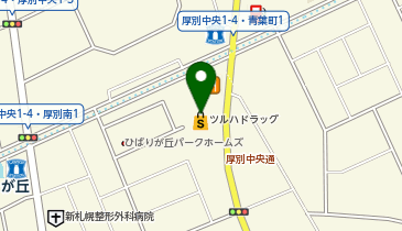 ツルハ 調剤薬局ひばりが丘店の地図画像