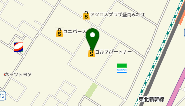 株式会社ネクサス 盛岡みたけ店の地図画像