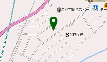 まるまつ二戸店の地図画像