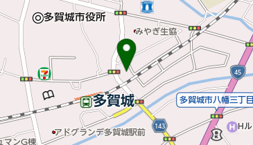 フコク生命相互会社多賀城営業所の地図画像