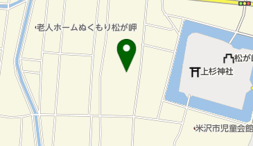 花結び米沢の地図画像