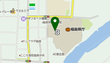 福島県臓器移植推進財団(公益財団法人)の地図画像