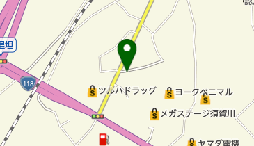 須賀川LPガススタンドの地図画像