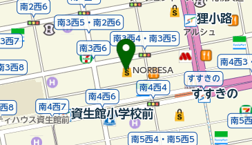 ノースグラフィックオートの地図画像