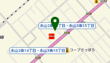 ピットオフ旭川店の地図画像