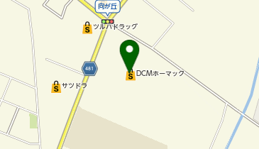 DCM浦河店の地図画像