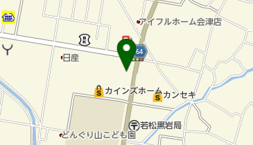株式会社銀座会津若松店の地図画像