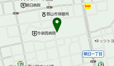 響グループやきとんまこちゃん郡山朝日店の地図画像