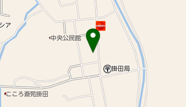 掛田まちなかサロンの地図画像