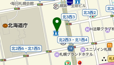 JFE商事株式会社北海道支店の地図画像