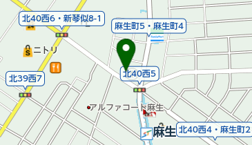 ダンススタジオミカの地図画像
