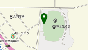 入江運動公園陸上競技場の地図画像