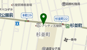 美容室caroの地図画像